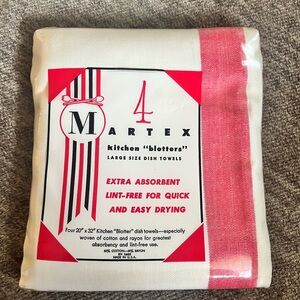 VINTAGE Martex Kitchen Blotters Dish Towels